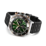Replica Breitling Super Chronomat B01 44 Stainless Steel & 18k Red Gold Rubber Strap UB0136251L1S1 - Image 3