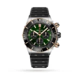 Replica Breitling Super Chronomat B01 44 Stainless Steel & 18k Red Gold Rubber Strap UB0136251L1S1 - Image 7