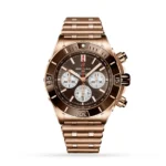 Replica Breitling Super Chronomat B01 44 18k Red Gold RB0136E31Q1R1