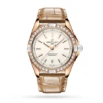 Replica Breitling Super Chronomat Automatic 38 Origins White 18ct Rose Gold Brown Leather Strap R17356531G1P1 - Image 3