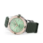 Replica Breitling Super Chronomat Automatic 38 Green Stainless Steel & 18ct Rose Gold Rubber Strap U17356531L1S1 - Image 3