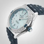 Replica Breitling Super Chronomat Automatic 38 Blue Rubber Strap A17356531C1S1 - Image 6