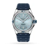 Replica Breitling Super Chronomat Automatic 38 Blue Rubber Strap A17356531C1S1 - Image 8