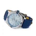 Replica Breitling Super Chronomat Automatic 38 Blue Leather Strap A17356531C1P1 - Image 3