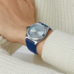 Replica Breitling Super Chronomat Automatic 38 Blue Leather Strap A17356531C1P1 - Image 7
