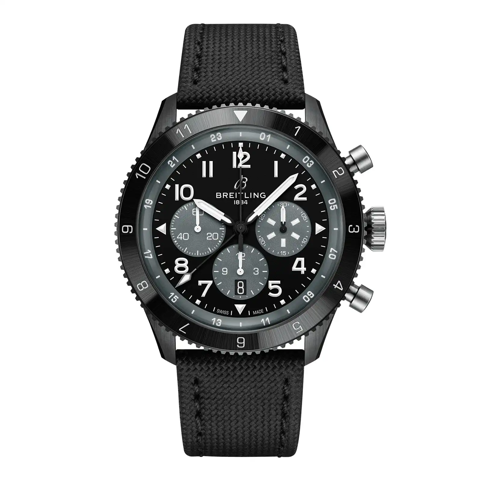 unxm5zhv3pi.webp Replica Breitling Super AVI B04 Chronograph GMT Mosquito Night Fighter 46mm Mens Black SB04451A1B1X1 - Image 1