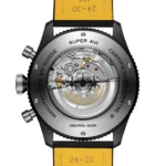 Replica Breitling Super AVI B04 Chronograph GMT Mosquito Night Fighter 46mm Mens Black SB04451A1B1X1 - Image 4