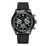 Replica Breitling Super AVI B04 Chronograph GMT Mosquito Night Fighter 46mm Mens Black SB04451A1B1X1 - Image 9