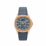 Replica Patek Philippe Aquanaut Luce 5261R-001 Annual Calendar Rose Gold Blue-Gray Dial