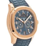 Replica Patek Philippe Aquanaut Luce 5261R-001 Annual Calendar Rose Gold Blue-Gray Dial - Image 4