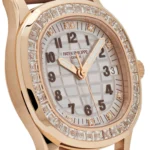 Replica Patek Philippe Aquanaut Luce 5072R-001 'Haute Joaillerie' Rose Gold Diamond Dial - Image 4