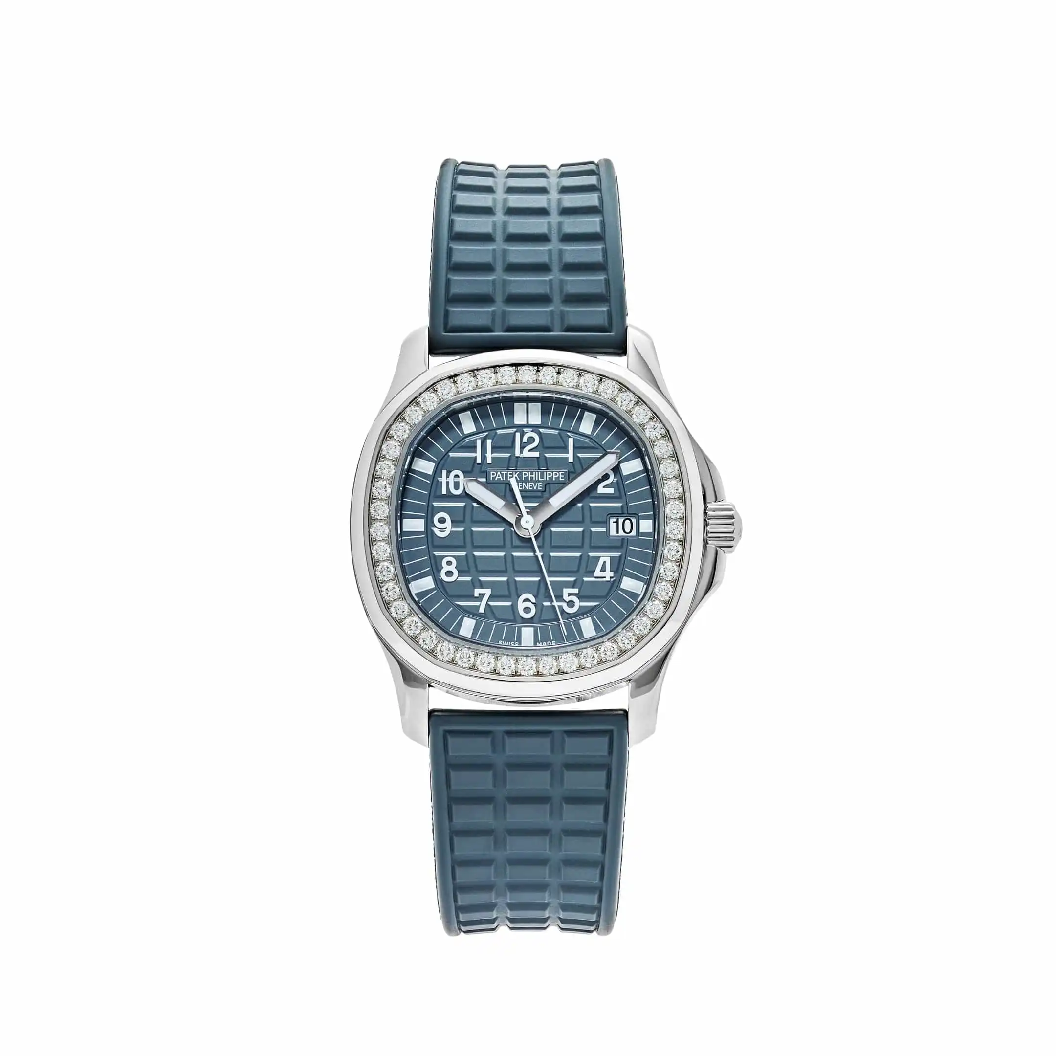 qhpdew0a1ic.webp Replica Patek Philippe Aquanaut Luce 5067A-025 'Ladies' Stainless Steel Blue Dial - Image 1