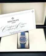 Replica Patek Philippe Aquanaut Luce 5067A-022 Ladies Stainless Steel Blue D - Image 7