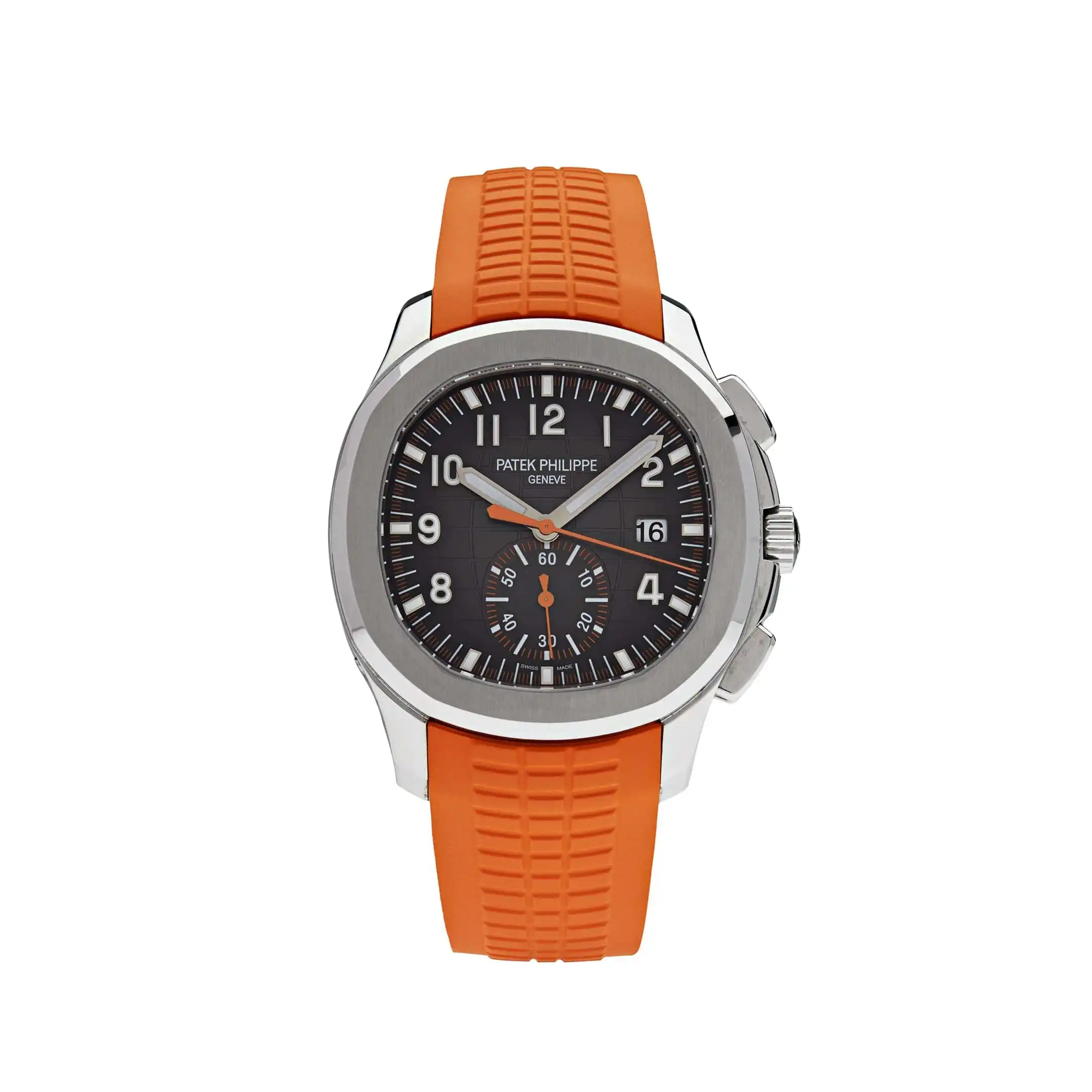 gjhgozqf1xd.webp Replica Patek Philippe Aquanaut Chronograph 5968A-001 Stainless Steel Black Dial - Image 1