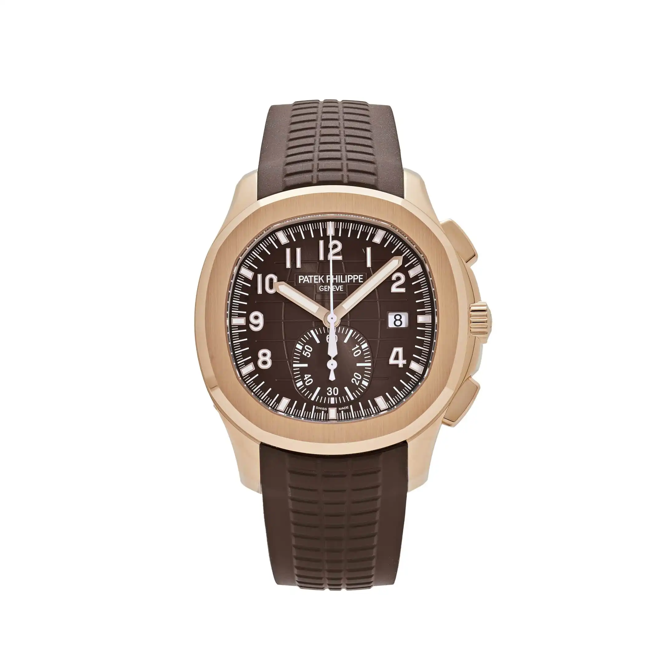 2siksus3y4z.webp Replica Patek Philippe Aquanaut 5968R-001 Chronograph Rose Gold Brown Dial - Image 1
