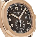 Replica Patek Philippe Aquanaut 5968R-001 Chronograph Rose Gold Brown Dial - Image 5