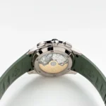 Replica Patek Philippe Aquanaut 5968G-010 Chronograph White Gold Khaki Green Dial - Image 6