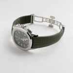 Replica Patek Philippe Aquanaut 5968G-010 Chronograph White Gold Khaki Green - Image 4