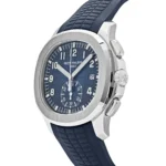 Replica Patek Philippe Aquanaut 5968G-001 White Gold Blue Dial Uncut St - Image 3