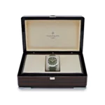 Replica Patek Philippe Aquanaut 5168G-010 'Jumbo' White Gold Khaki Green - Image 6