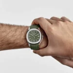 Replica Patek Philippe Aquanaut 5168G-010 'Jumbo' White Gold Khaki Green - Image 2