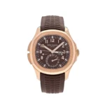 Replica Patek Philippe Aquanaut 5164R-001 Travel Time Brown Dial Rose Gold