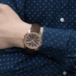 Replica Patek Philippe Aquanaut 5164R-001 Travel Time Brown Dial Rose Gold - Image 2