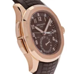 Replica Patek Philippe Aquanaut 5164R-001 'Travel Time' Brown Dial Rose Gold - Image 4