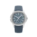 Replica Patek Philippe Aquanaut 5164G-001 'Travel Time' White Gold Blue-Gray Dial