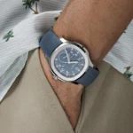 Replica Patek Philippe Aquanaut 5164G-001 'Travel Time' White Gold Blue-Gray Dial - Image 2