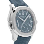 Replica Patek Philippe Aquanaut 5164G-001 'Travel Time' White Gold Blue-Gray Dial - Image 4
