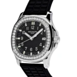 Replica Patek Philippe Aquanaut 5067A-001 'Ladies' Stainless Steel Black Dial Diamond Bezel - Image 2