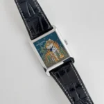 Replica Patek Philippe 5076/100P-013 Platinum Cloisonne Enamel Tiger Dial Rare (2013) - Image 3