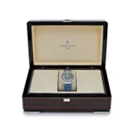 Replica Patek Philippe Complications 7130G-016 Ladies World Time l White Gold Gray-Blue Dial Diamond Bezel - Image 7