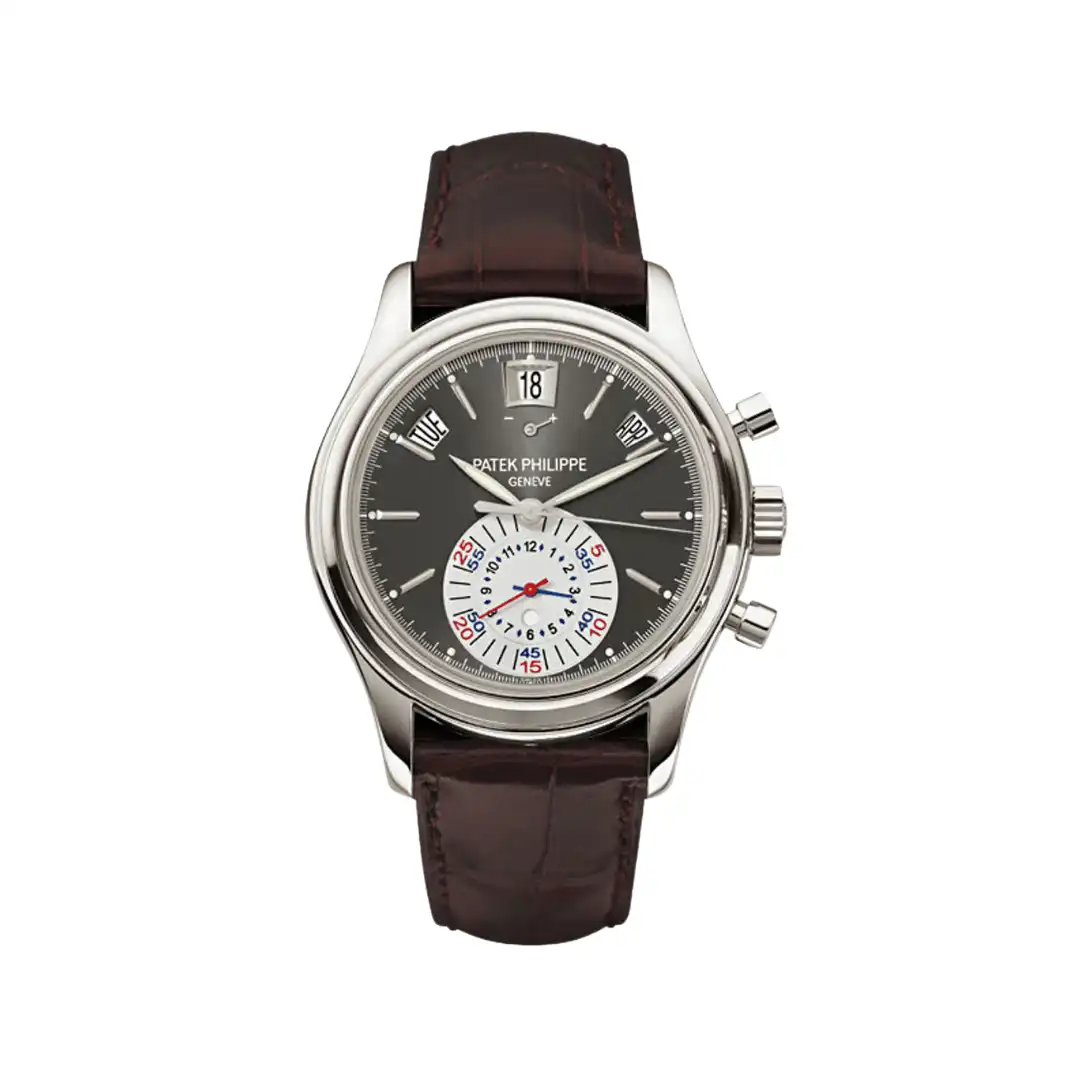 34bso1zbaam.webp Replica Patek Philippe Complications 5960P-001 Annual Calendar Chronograph Pla - Image 1