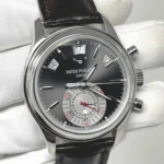 Replica Patek Philippe Complications 5960P-001 Annual Calendar Chronograph Pla - Image 3