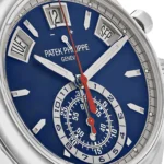 Replica Patek Philippe Complications 5960/01G-001 Annual Calendar Chronograph White Gold - Image 5