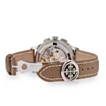 Replica Patek Philippe Complications 5935A-001 World Time Chronograph Steel Opaline Carbon Motif Dial - Image 5