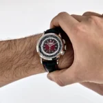 Replica Patek Philippe Complications 5930G-011 ingapore Edition World Time Flyback Chronograph White Gold Red Dial - Image 2