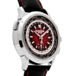 Replica Patek Philippe Complications 5930G-011 ingapore Edition World Time Flyback Chronograph White Gold Red Dial - Image 4