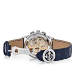 Replica Patek Philippe Complications 5930G-010 World Time Flyback Chronograph White Gold Blue Dial - Image 9