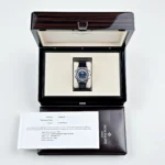 Replica Patek Philippe Complications 5930G-010 World Time Flyback Chronograph White Gold Blue Dial - Image 11