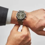 Replica Patek Philippe Complications 5924G-010 Calatrava Travel Time Green Dial 'Pilot' Chronograph - Image 2