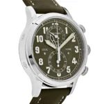 Replica Patek Philippe Complications 5924G-010 Calatrava Travel Time Green Dial 'Pilot' Chronograph - Image 4