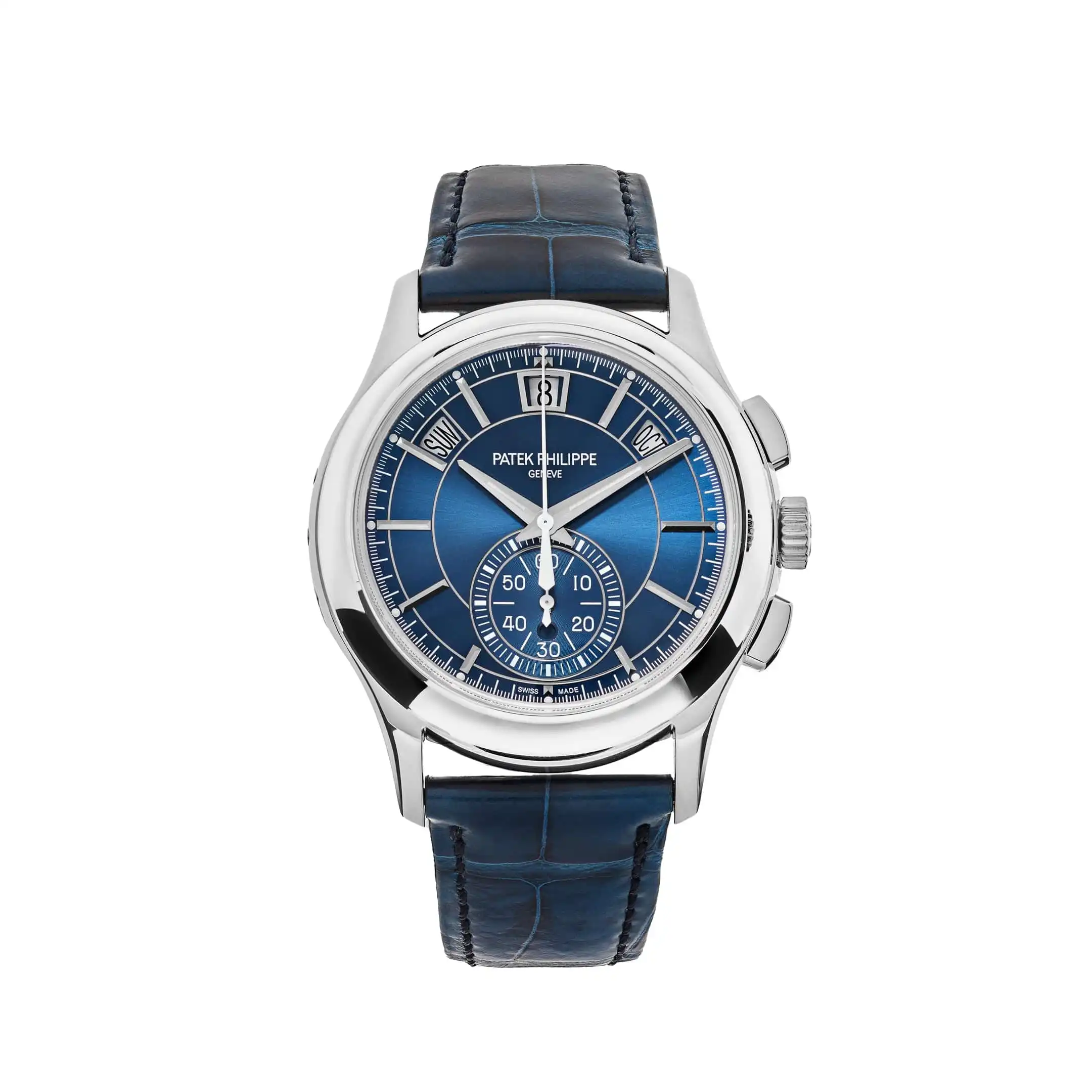 yuqfqwkxjp3.webp Replica Patek Philippe Complications 5905P-001 Platinum Blue Dial Annual Calen - Image 1