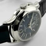 Replica Patek Philippe Complications 5905P-001 Platinum Blue Dial Annual Calen - Image 3