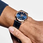 Replica Patek Philippe Complications 5396R-015 Annual Calendar Rose Gold Blue Dial - Image 2