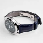 Replica Patek Philippe Complications 5396G-017 Annual Calendar Moon Phases White Gold Blue Dial - Image 4