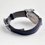 Replica Patek Philippe Complications 5396G-017 Annual Calendar Moon Phases White Gold Blue Dial - Image 8