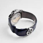 Replica Patek Philippe Complications 5396G-017 Annual Calendar Moon Phases White Gold Blue Dial - Image 9